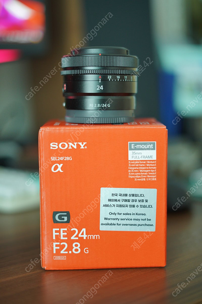 SONY 알파 FE 24mm F2.8 G