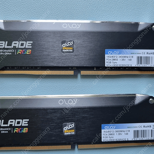 OLOY BLADE black rgb ddr4 3600 cl18 16g 팝니다~