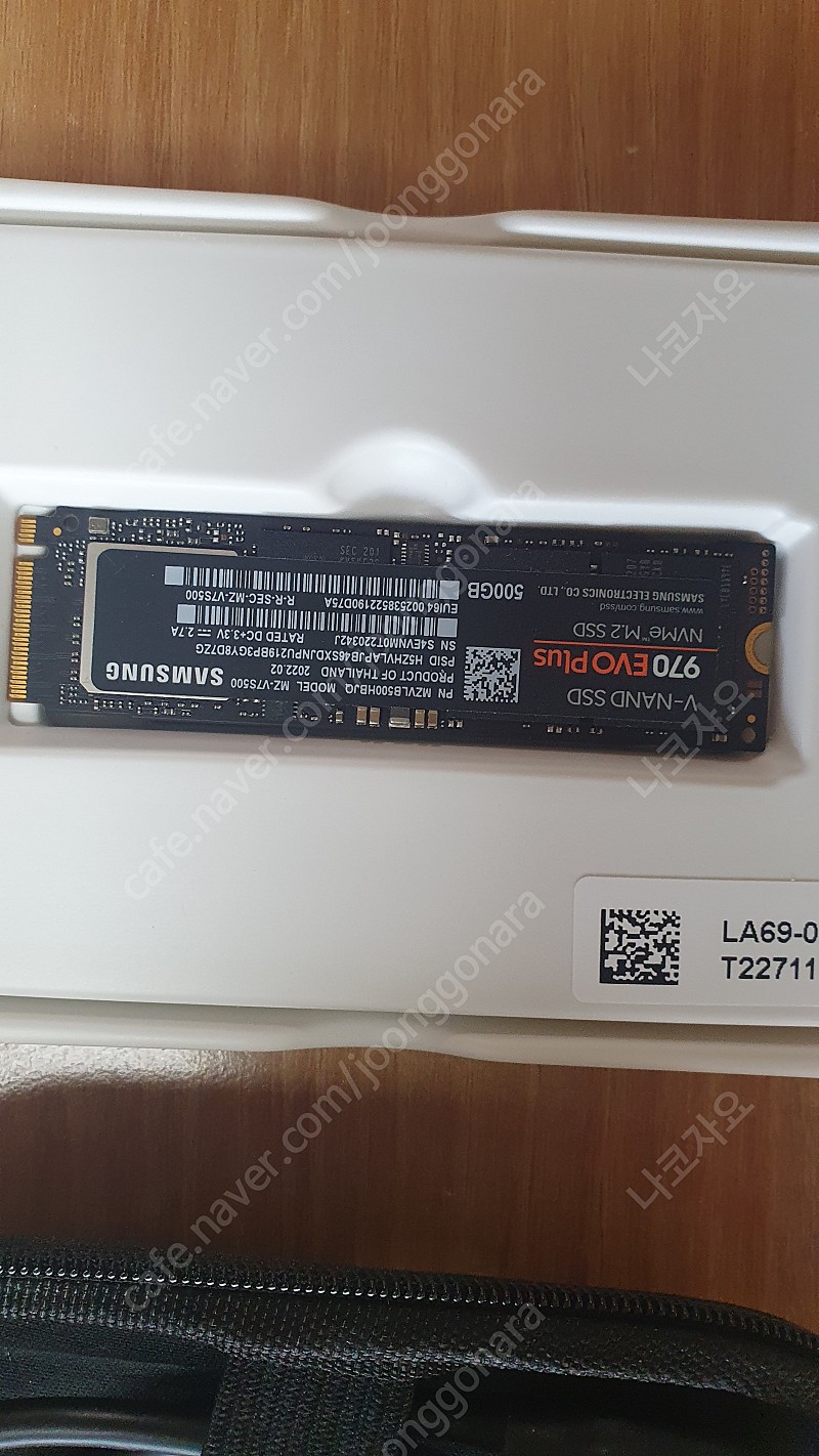 ssd t5 970evo plus 500gb 셋트 택포 11 팜