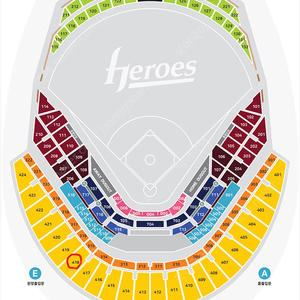 6월 21일(금) 키움히어로즈vs롯데자이언츠 3루측 4층지정석 통로 2연석 양도