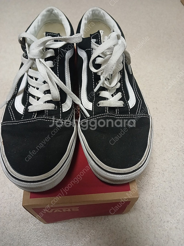 반스 VANS 올드 스쿨 블랙 트루화이트--0