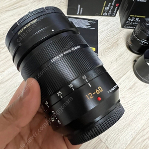 Lumix G Leica 12-60mm 및 렌즈 3종
