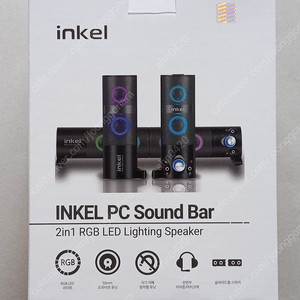inkel 인켈 RGB LED 라이팅 2 in 1 사운드바 IK-KS1500
