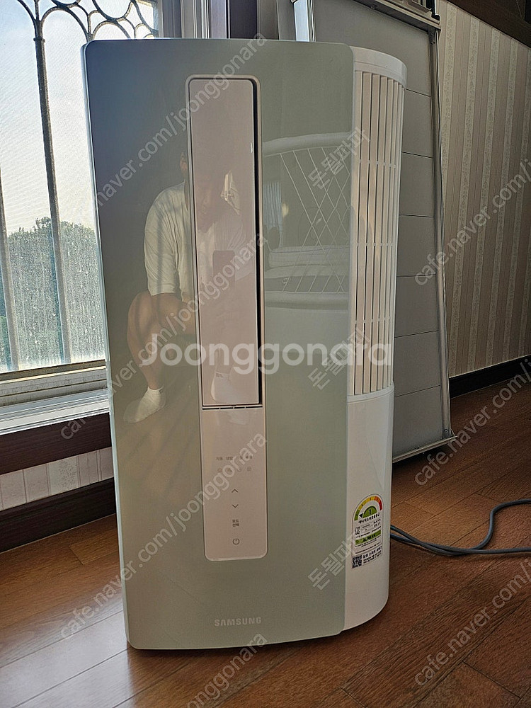 삼성 창문형 에어컨 윈도우핏 21년형 민트색 (105C...--0