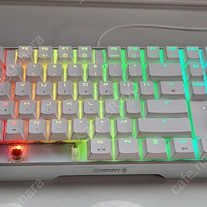 체리키보드 mx board 3.0s rgb 적축 화이트