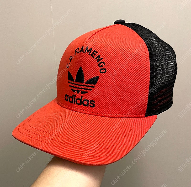 (F)아디다스 C.R 플라멩구 레드 트러커캡 볼캡 모자
