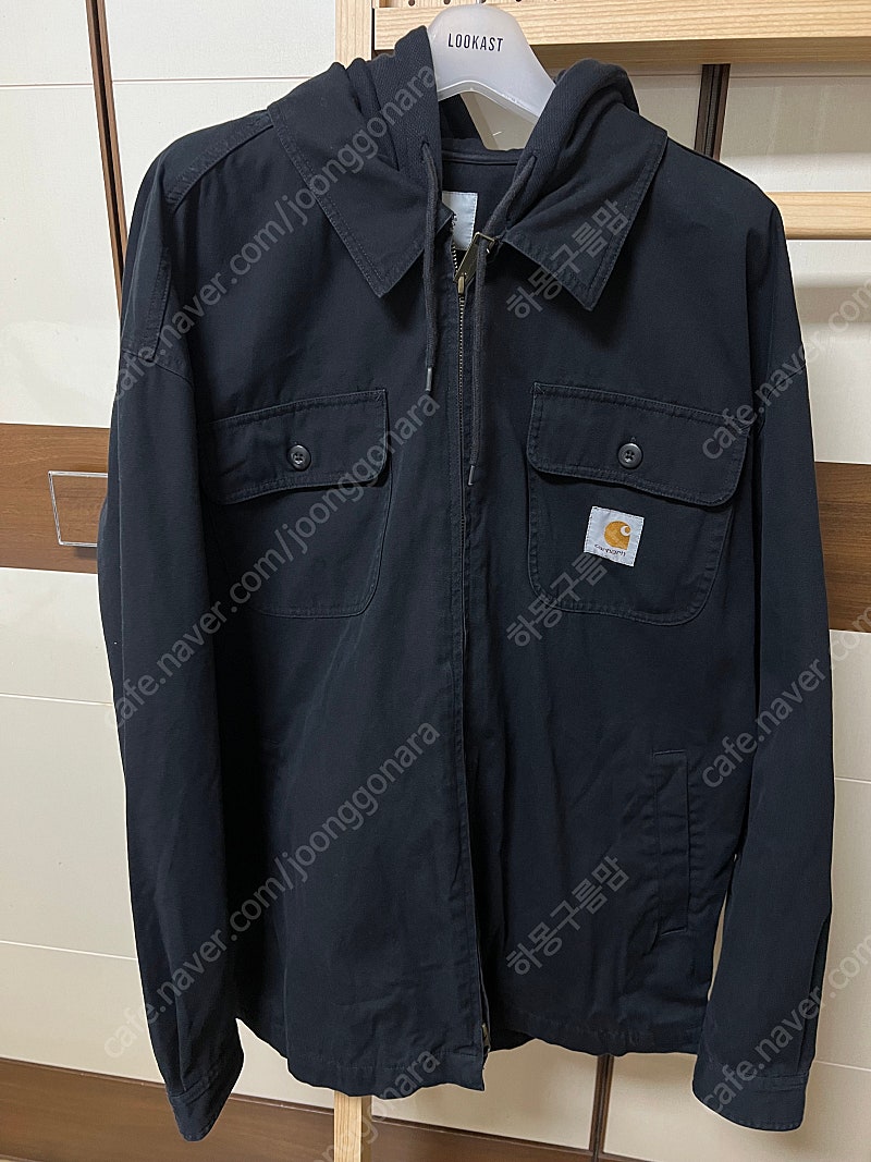 칼하트 윕 파커 셔츠 후드 자켓 블랙 XL