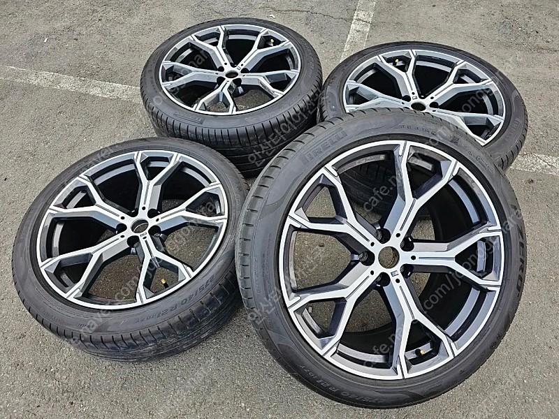 BMW 신형X5 30d 741m 정품 21인치 휠타이어...--0
