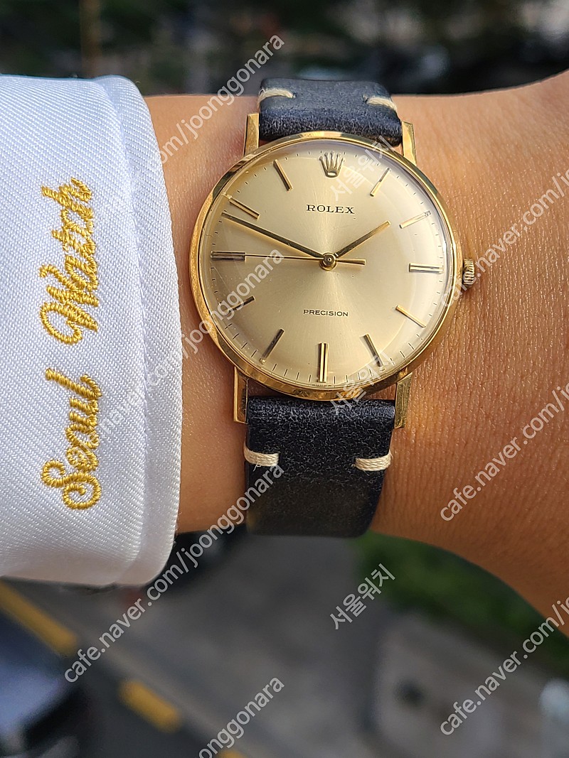 [정품] 롤렉스 클래식 프리시전 수동 18K 옐로우골드 금통 수동 빈티지(Rolex Classic Precision 18K Solid YG Hand-Winding Vintage)