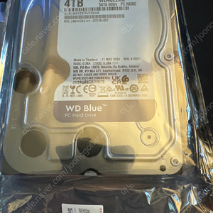 WD BLUE HDD 4TB 미개봉