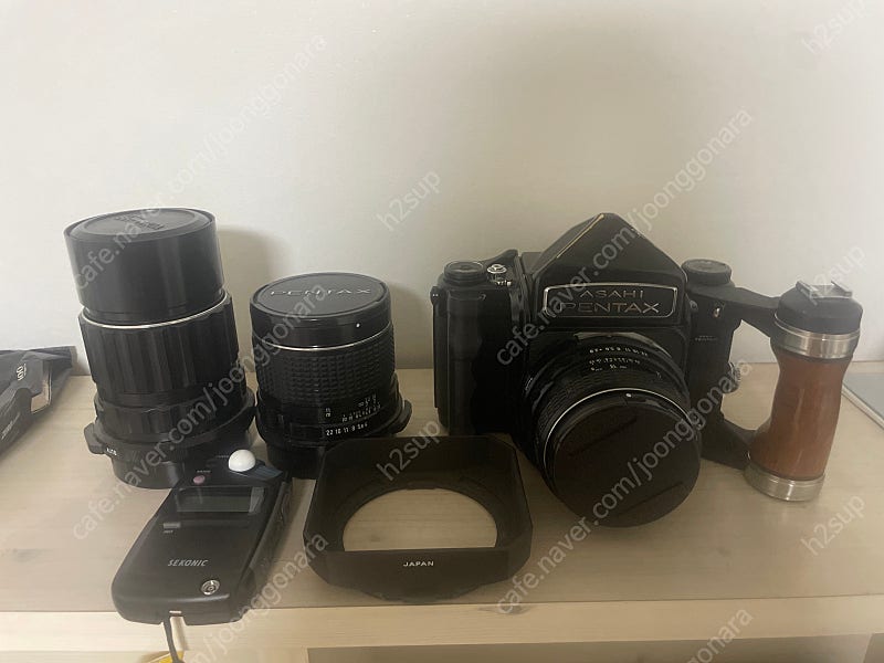 펜탁스 67 바디+90mm/55mm/200mm