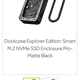 Dockcase 외장 ssd 케이스 smart enclosure