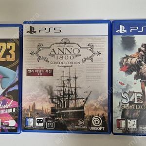 PS5 더쇼23, ANNO1800,PS4 세키로 팝니다.