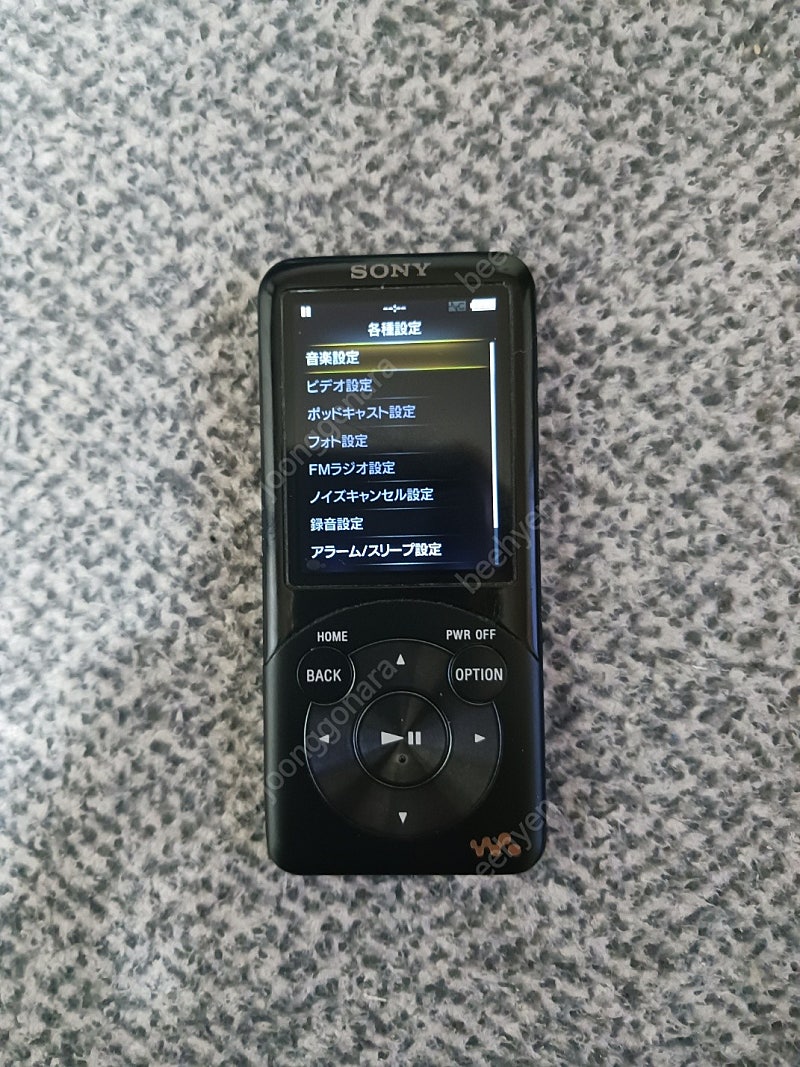 소니 mp3 nw-s755 16G 블랙