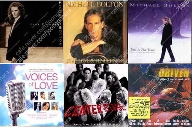 (직접 결제 (이체)) / CD_Michael Bolton(마이클볼튼), OST(드리븐, 열정의 무대), ﻿VOICES OF LOVE
