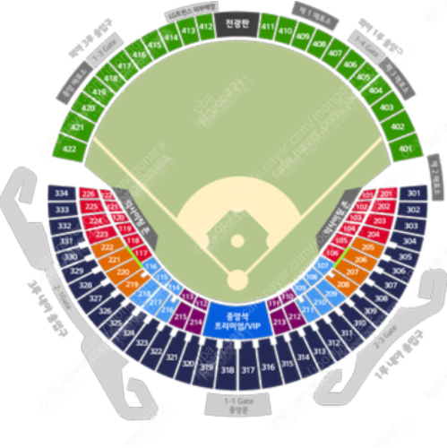 6월 22일(토) 잠실야구장 LG트윈스 vs KT위즈 1루 네이비 309블럭 통로 부근 2연석 팝니다.