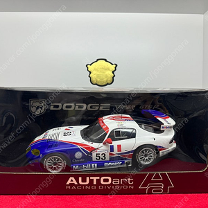 (가격인하)오토아트(레이싱디비젼)바이퍼 Dodge viper-GTS R(뉘르)1:18 판매합니다. 교쇼/BBR