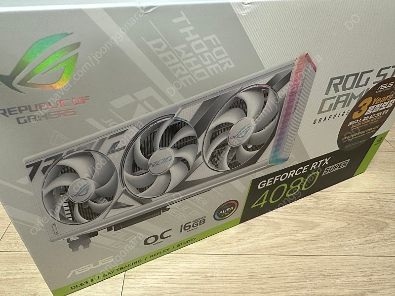 [울산] ASUS ROG STRIX 지포스 RTX 4080 SUPER O16G GAMING OC White 화스