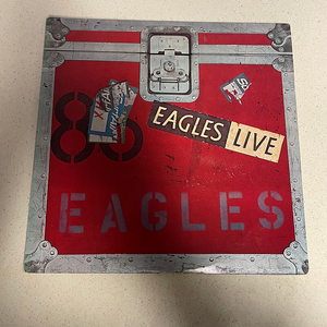 Eagles 라이브 LP 미국 발매반 민트