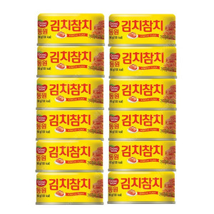 동원 김치참치 90g x 12개