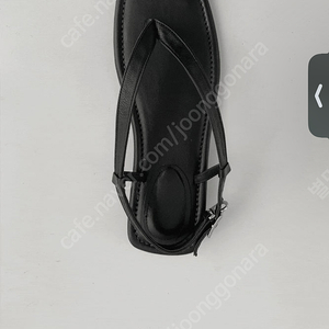 문달 moondal INK sandals in black 235