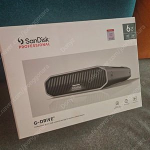 Sandisk Professional 6TB G-Drive 외장하드