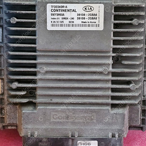 (중고) 더뉴K5 중고 ECU (초기화제품) 39138-2GBA6 / 39108-2GBA6 / 391382GBA6 / 391082GBA6