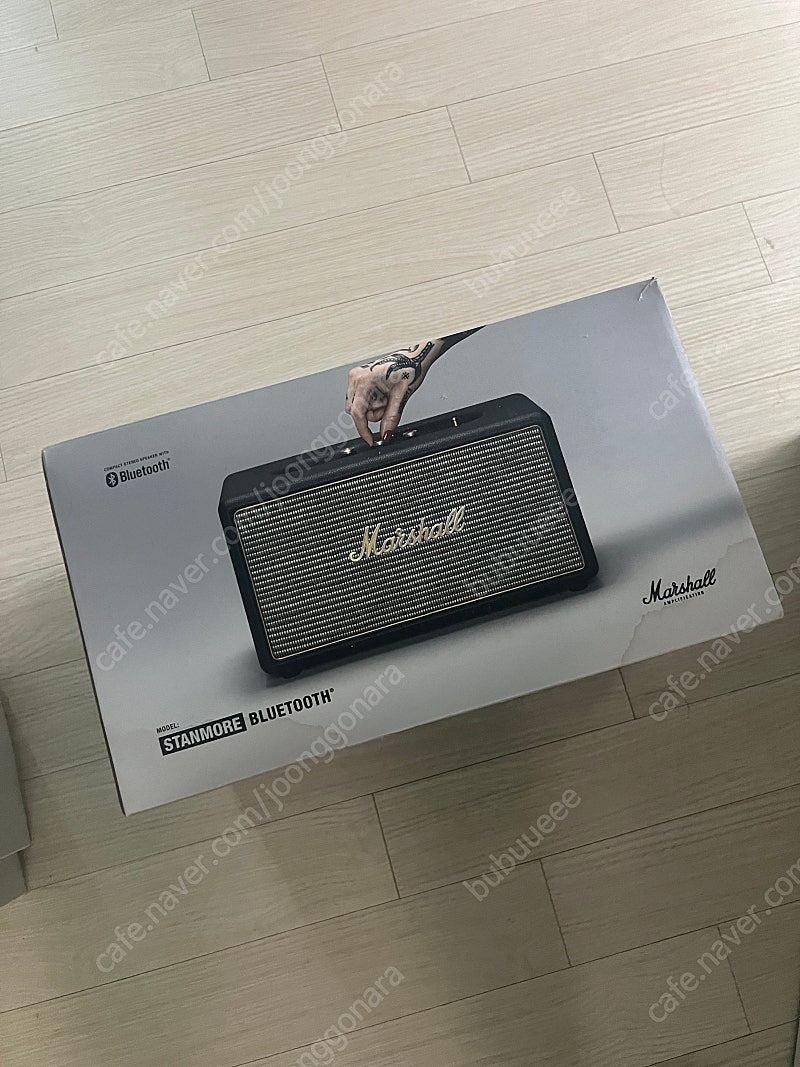 Marshall 스탠모어2 블랙 블루투스 스피커