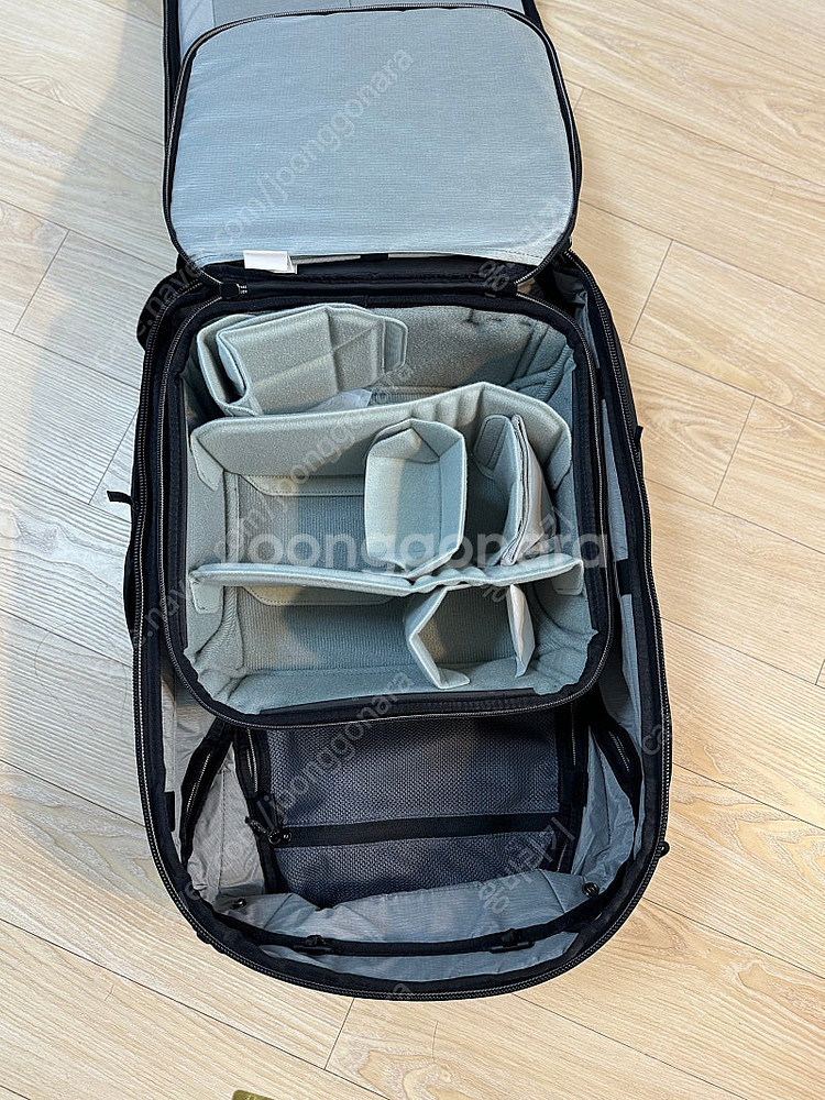 픽디자인 트래블팩팩 45L 블랙+ v2큐브M--2