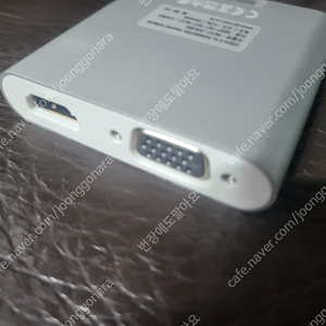 1회 사용 단품 3.0 USB to HDMI/VGA 컨버터 NEXT-JUA360 젠더