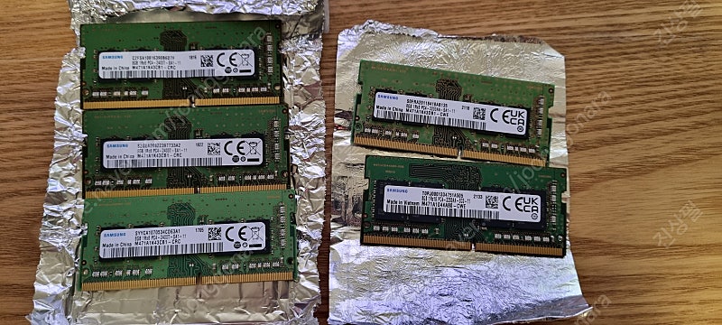 노트북 DDR4 8G 메모리 팝니다.