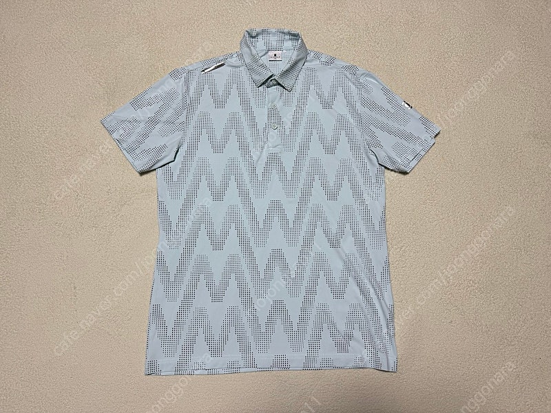 와이드앵글 여름용 기능성 스판 반팔 골프 티셔츠 남성용 100사이즈 판매합니다
