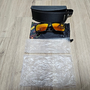 루디프로젝트 스핀호크 선글라스(블랙/레이저오렌지)+정품가죽케이스 판매합니다.