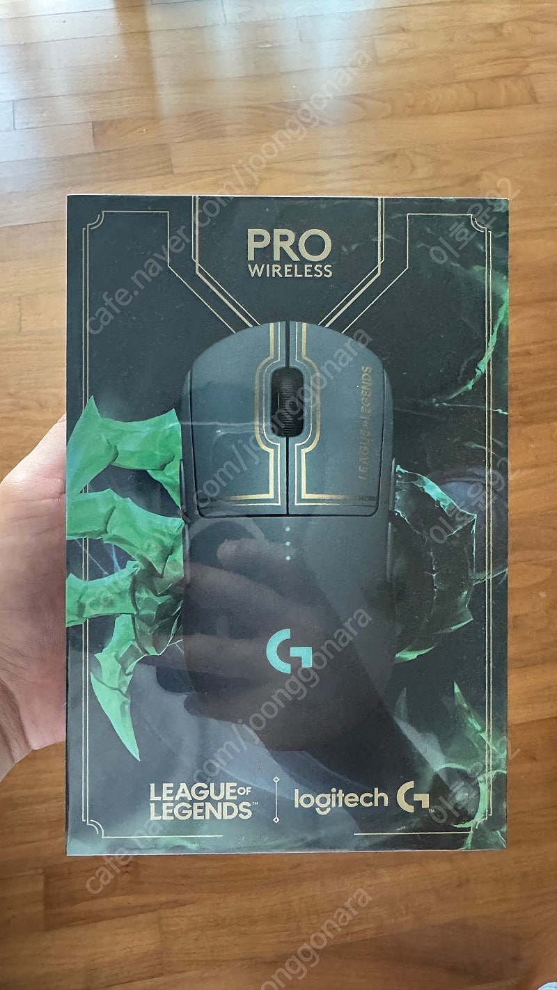 [미개봉 새제품] 로지텍 G PRO X LOL 롤 리그오브레전드 에디션 컬렉션 게이밍 무선 마우스 판매 합니다.