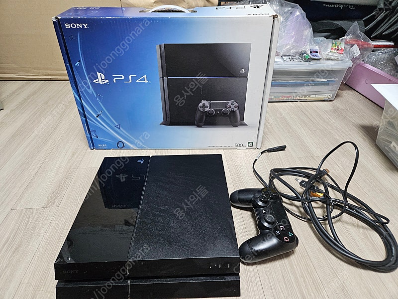 플스4 ps4 cuh-1005a 500기가 풀박 팝니다.