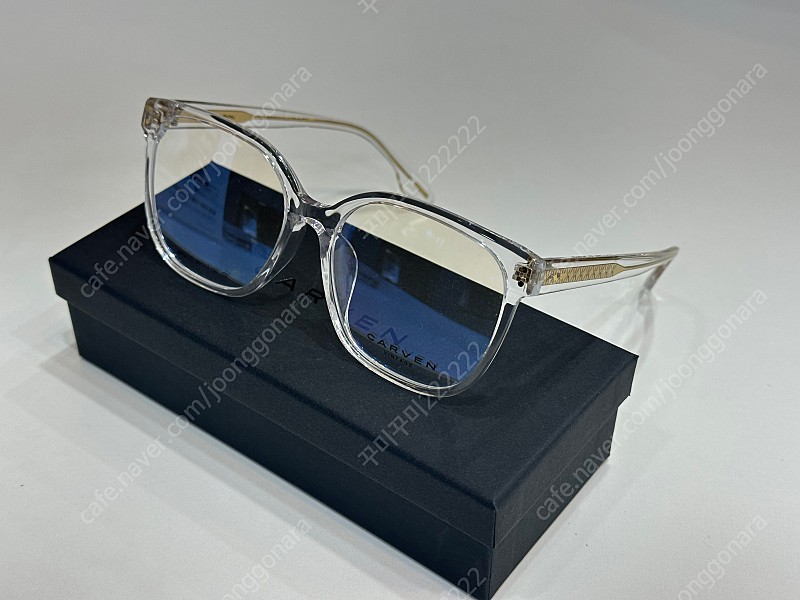 까르뱅 APOLLO 아폴로 투명 큰사이즈 뿔테안경 임영웅 안경 새안경 판매합니다.