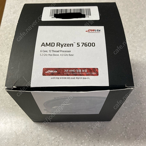 amd 라이젠 7600 cpu 멀티팩 정품