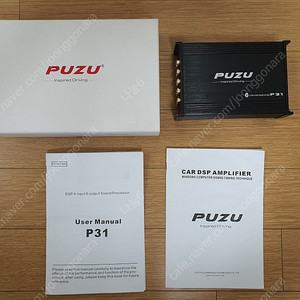 PUZU DSP P31 앰프(BMW F10 528i 520d 하네스 포함) + SoundStream Stealth D 클래스 4채널 앰프 1000W(MAX)