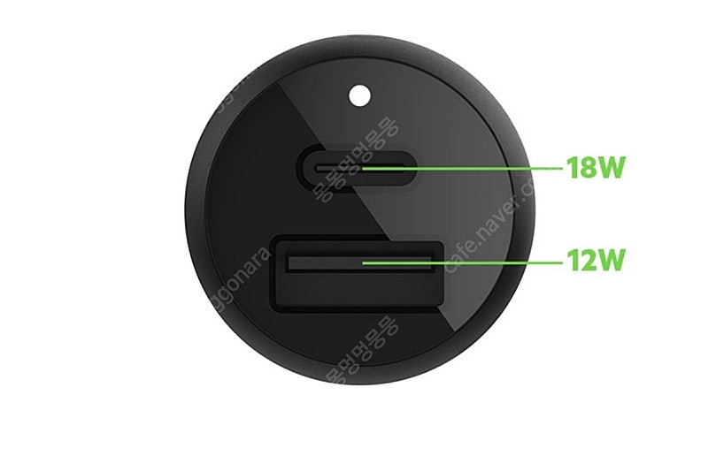 벨킨 30W 듀얼 차량용 고속 충전기