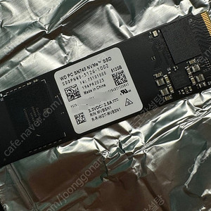 WD PC SN740 NVMe SSD 512기가