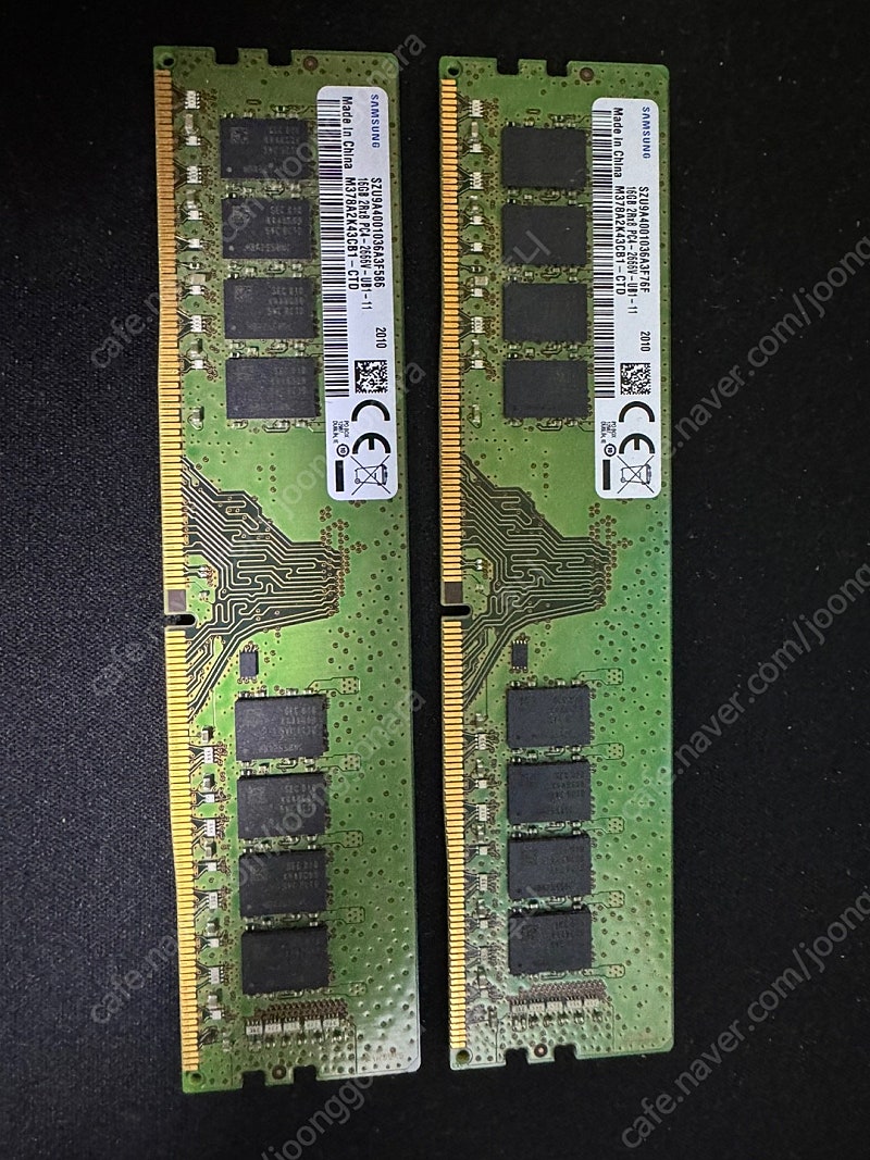 삼성 DDR4 32gb(16x2) 2666v 램 판매합니다.