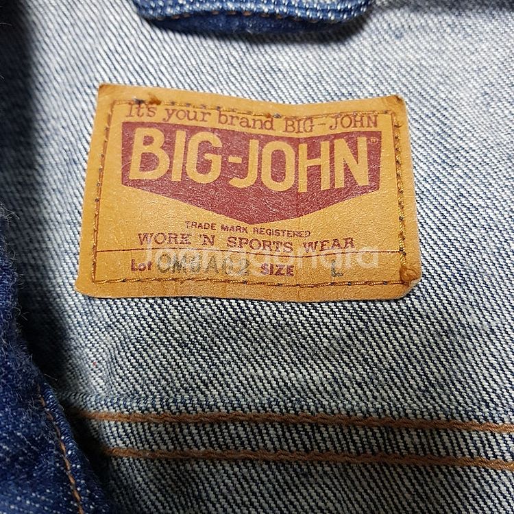 일본브랜드 빅존 데님 조끼 자켓 청자켓 베스트--3