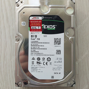 시게이트 EXOS SATA 8TB