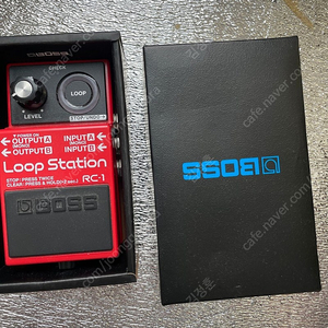 기타 이펙터 보스 루프 스테이션 boss loopstation