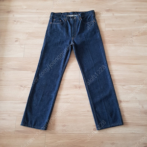 리바이스재팬 Japan 95 507. regular slim straight indigo jean. 레귤러 슬림스트레이트 인디고진청진. 탭34(실 33사이즈).