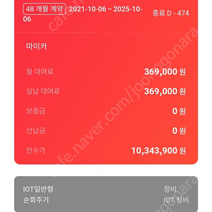 [장기렌트 승계 무보증 무선납] 2022 티볼리 1.5 터보 가솔린