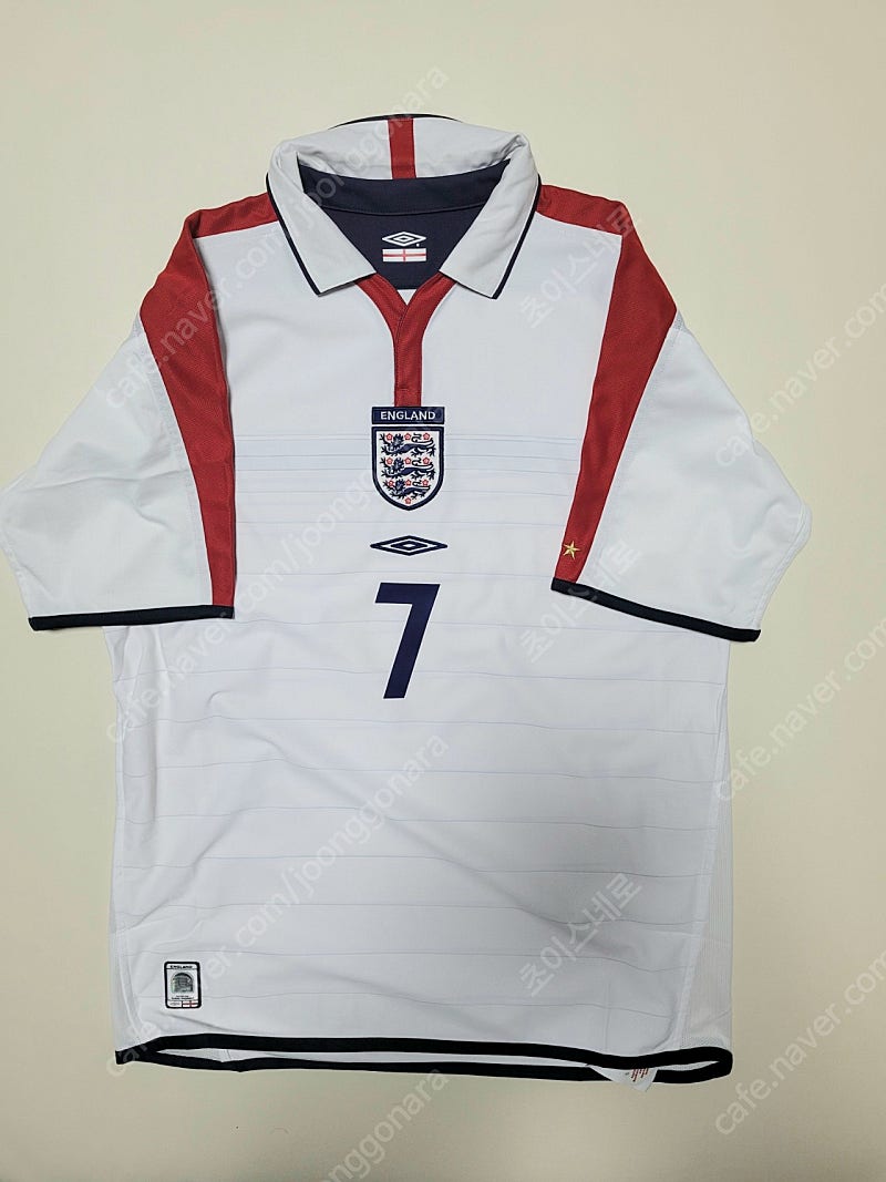 엄브로 잉글랜드 유로 04 데이비드 베컴 홈 오피셜 유니폼 (M)