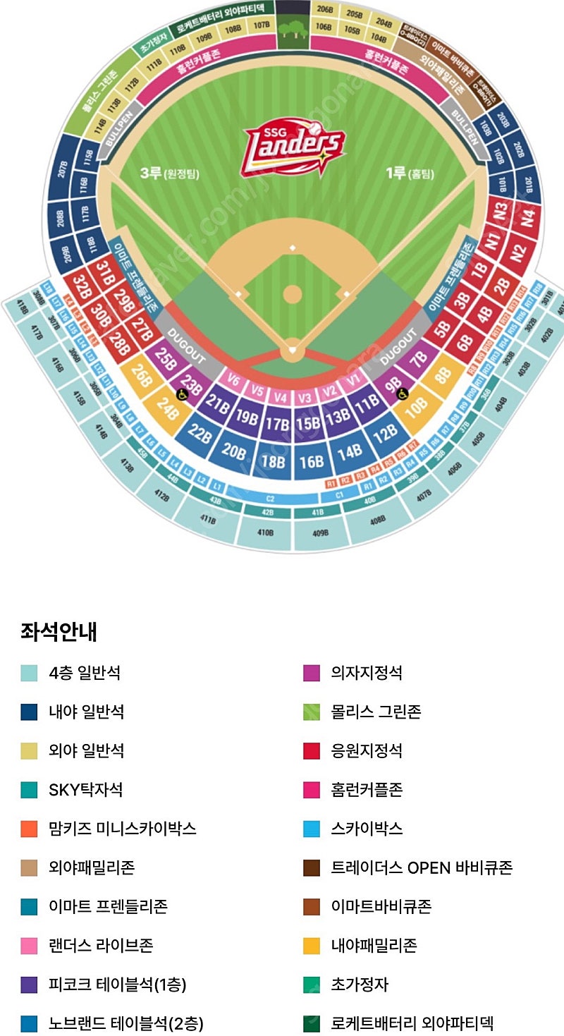 6월21일(금) 6/21 SSG vs NC 1루 홈런커플존 테이블석 2인 정가양도