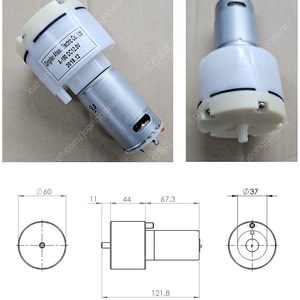 DC 12V, 에어펌프(Air pump) 135개 ,