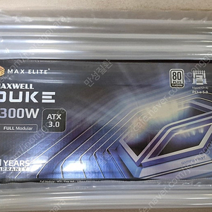 맥스엘리트 MAXWELL DUKE 1300W 80PLUS플래티넘 풀모듈러 ATX3.0 팝니다